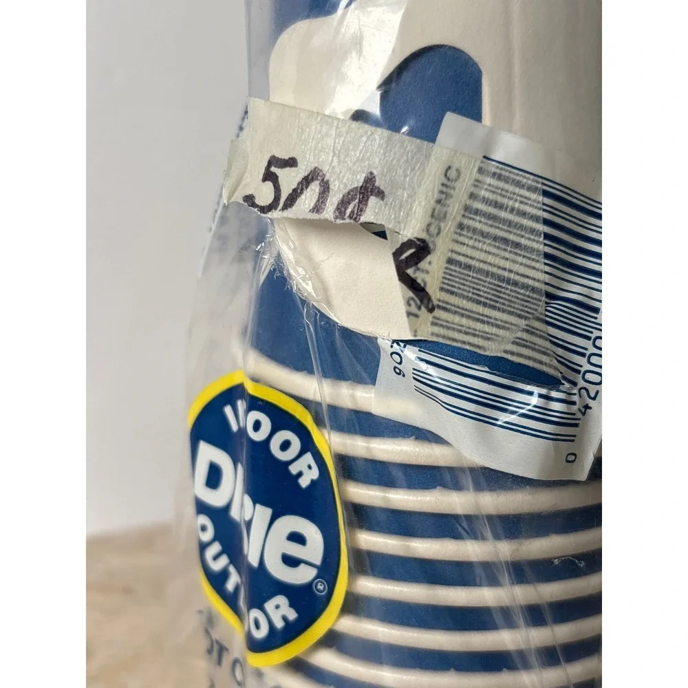 Dixie Indoor Outdoor Hot‎ Cups 12 oz Paper 50 Count Sealed